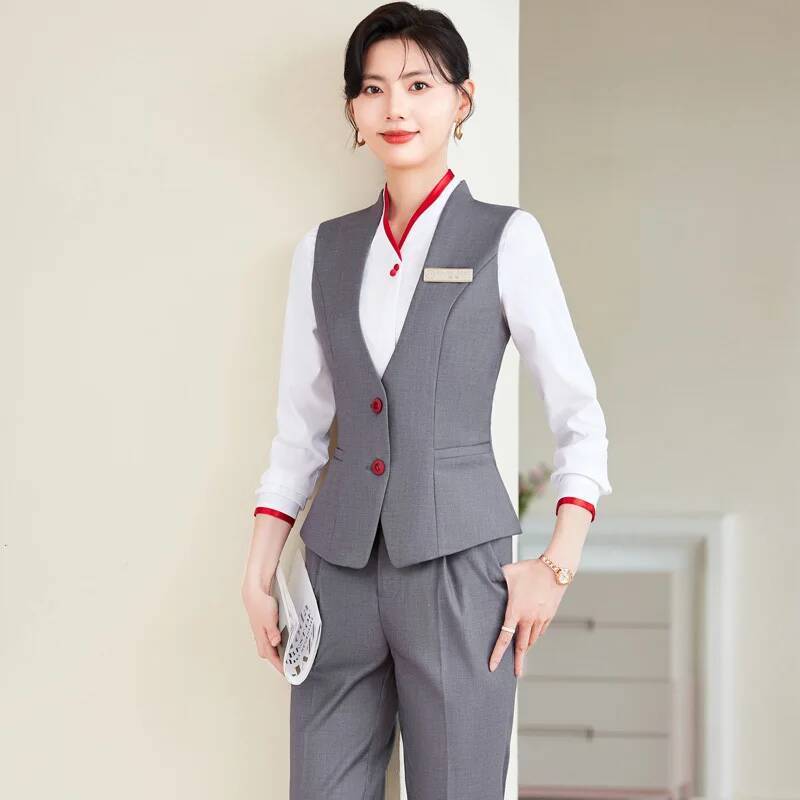 Women Formal Wear For Interview - プラスサイズ 5XL フォーマルパンツスーツ エレガントスタイル レディース ビジネスワークウェア