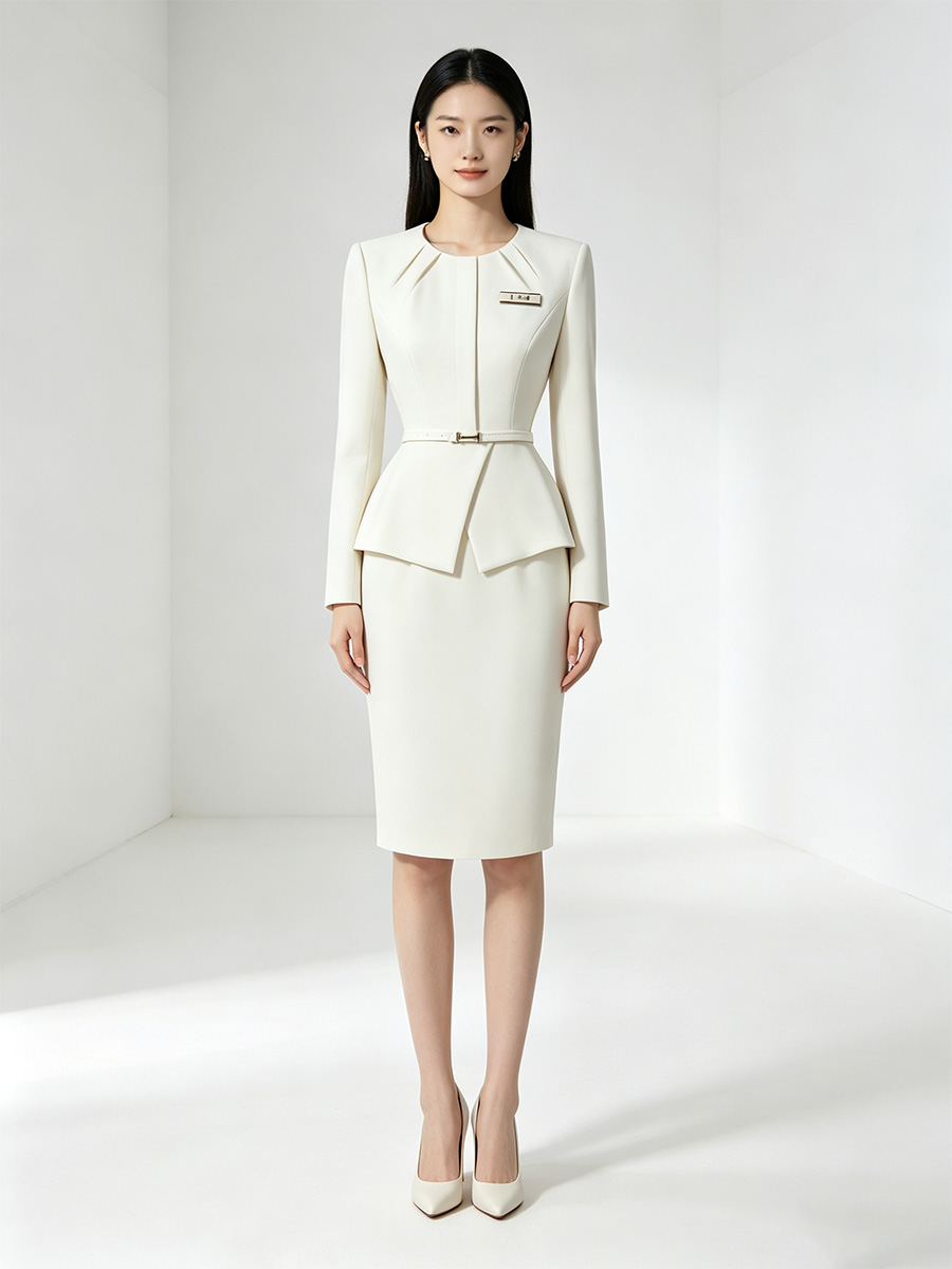 プロのキャリアウーマン向けドレス ハイウエスト ラップスカー - Wrap Dress Work のレビューと価格