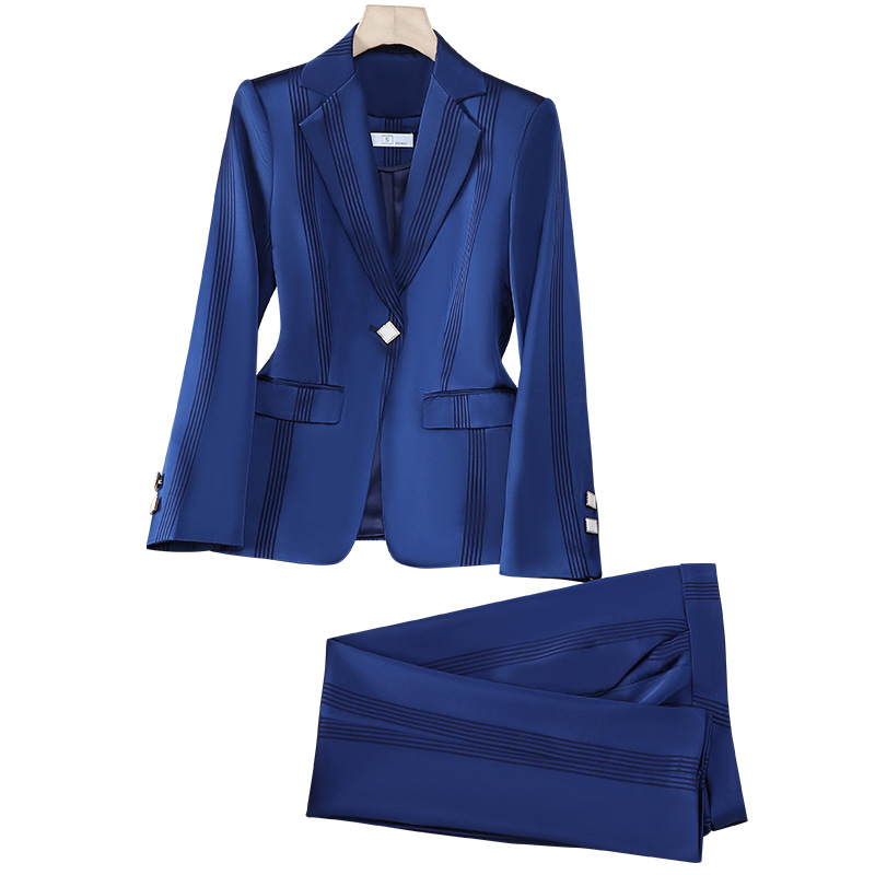 レディースファッション パンツスーツ 2ピースセット オフィ - Formal Winter Wear Women Jacket のレビューと価格