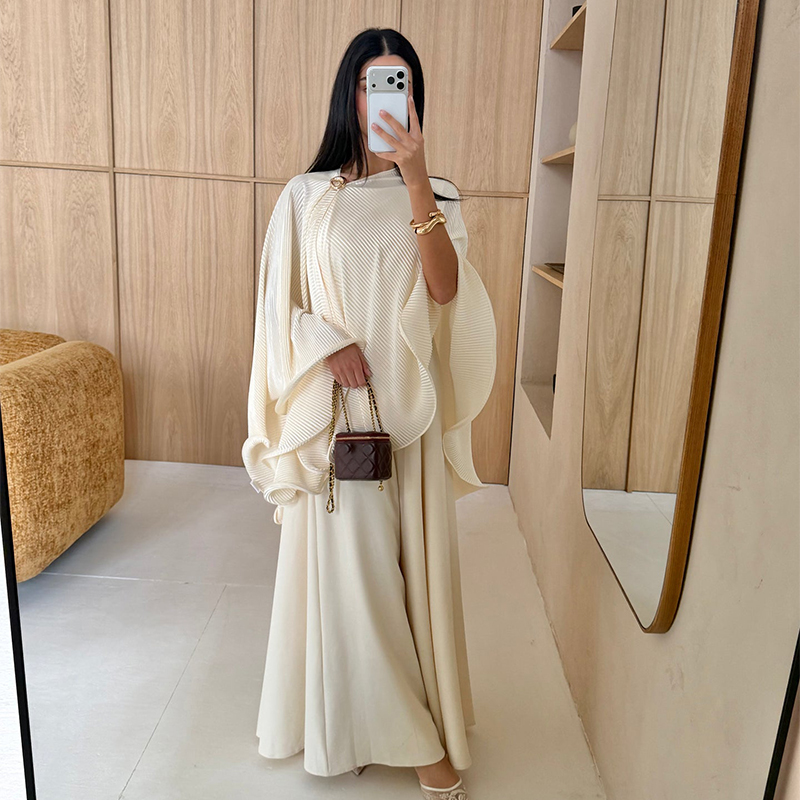 ロマンチックな優雅なショールドレスセットエレガントレトロ優し - Formal Women'S Wear のレビューと価格