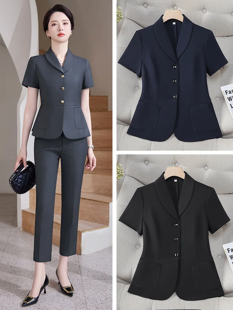 2024年夏 ポップなフォーマルOLスタイル レディース プ - Women Formal Wear For Interview のレビューと価格