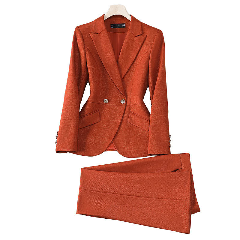 秋冬レディースパンツスーツフォーマルツーピースセット女性服女 - Formal Winter Wear Women Jacket のレビューと価格