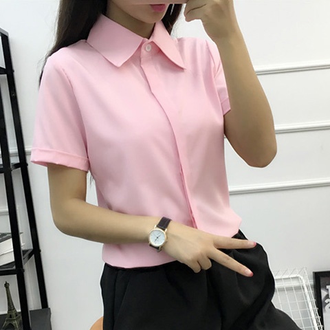 白いゆったりとした半袖シャツ、女性用、夏物、韓国風、大きいサ - Women Formal Wear Korean のレビューと価格