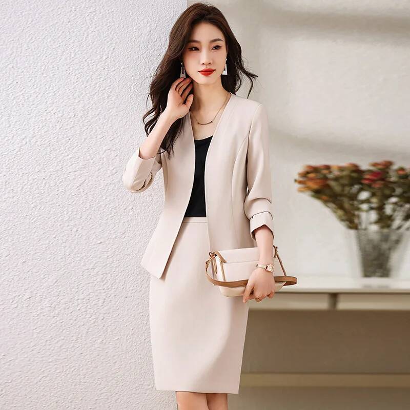 スカートとジャケット付きのフォーマルな女性用ビジネススーツ  - Women Formal Wear With Skirt のレビューと価格