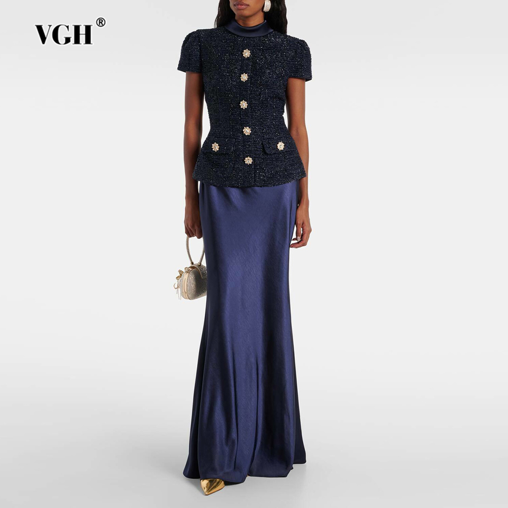 VGHシックなツーピースセット レディース スタンドカラー  - Formal Women'S Wear のレビューと価格