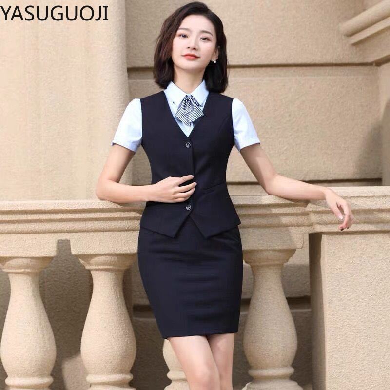 Yasuguoji エレガントなファッションの女性ベスト作業 - Women Formal Wear Vest のレビューと価格