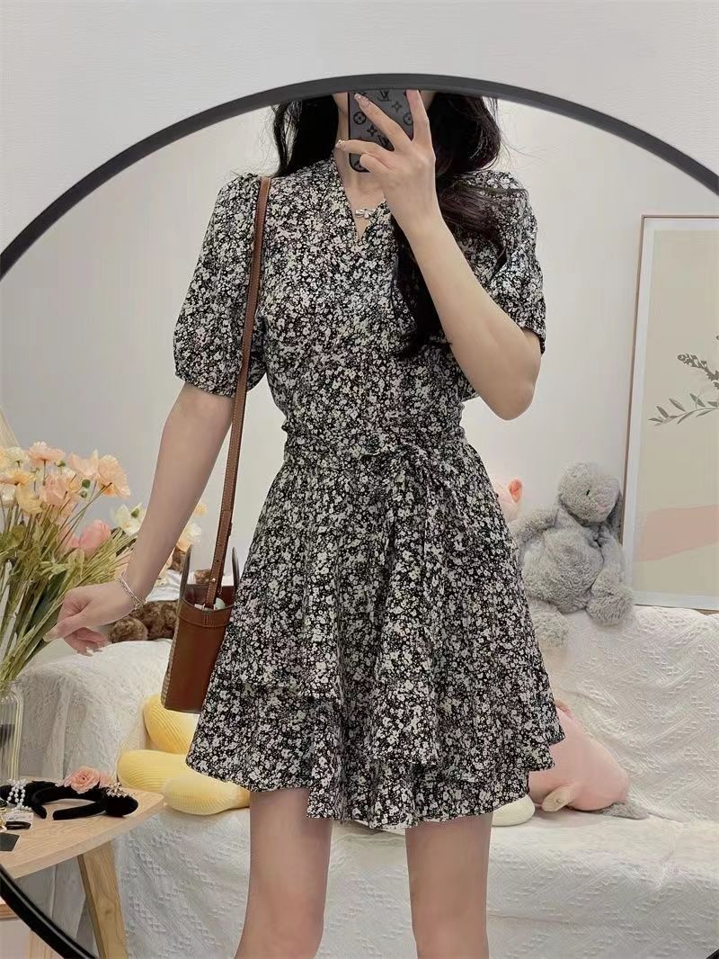小さなデイジー-女性のためのヴィンテージのイブニングドレス, - Wrap Dress Work のレビューと価格