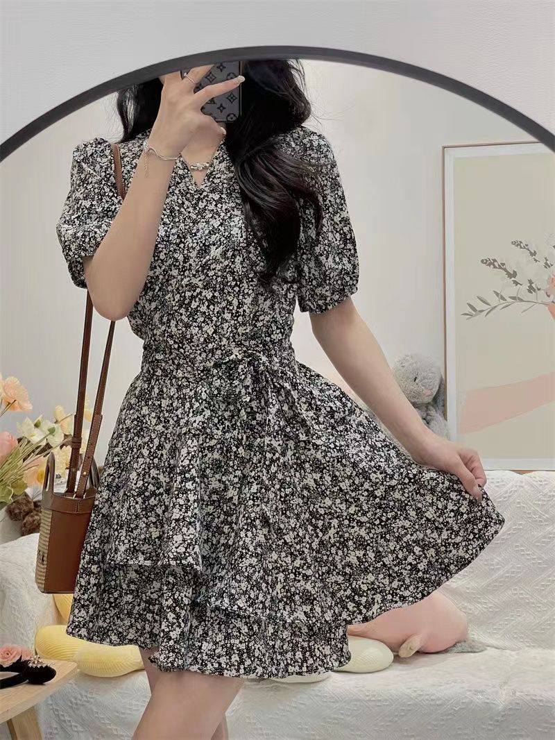 小さなデイジー-女性のためのヴィンテージのイブニングドレス, - Wrap Dress Work のレビューと価格