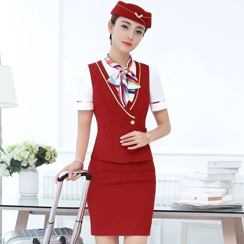 フォーマルな女性用ビジネススーツ、トップスとスカート付き、レ - Women Formal Wear Vest のレビューと価格